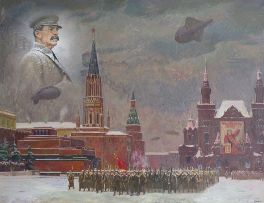 Парад победы 1945 рисунок